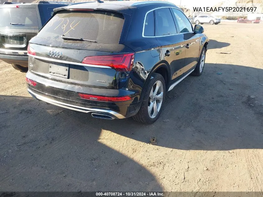 2023 Audi Q5 Premium Plus 45 Tfsi S Line Quattro VIN: WA1EAAFY5P2021697 Lot: 40708724