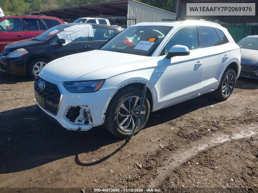 2023 Audi Q5 Premium Plus 45 Tfsi S Line Quattro VIN: WA1EAAFY7P2069976 Lot: 40872650