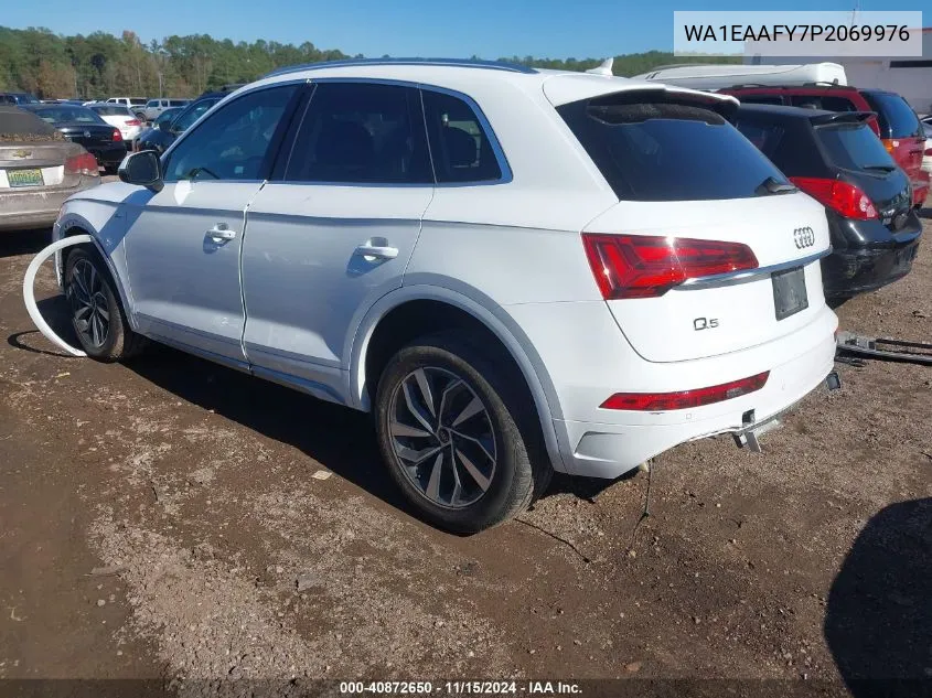 2023 Audi Q5 Premium Plus 45 Tfsi S Line Quattro VIN: WA1EAAFY7P2069976 Lot: 40872650