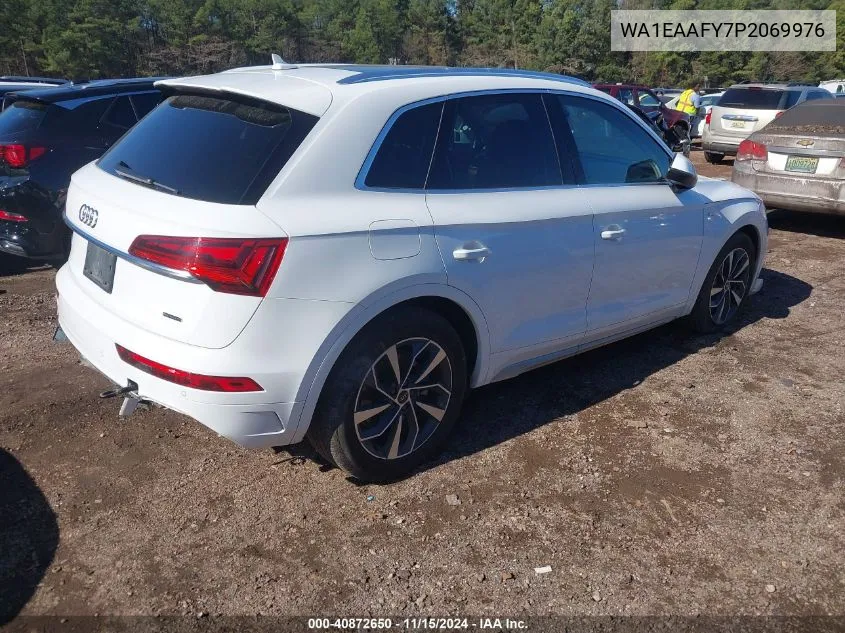 2023 Audi Q5 Premium Plus 45 Tfsi S Line Quattro VIN: WA1EAAFY7P2069976 Lot: 40872650