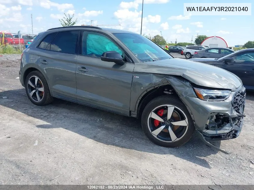 WA1EAAFY3R2021040 2024 Audi Q5