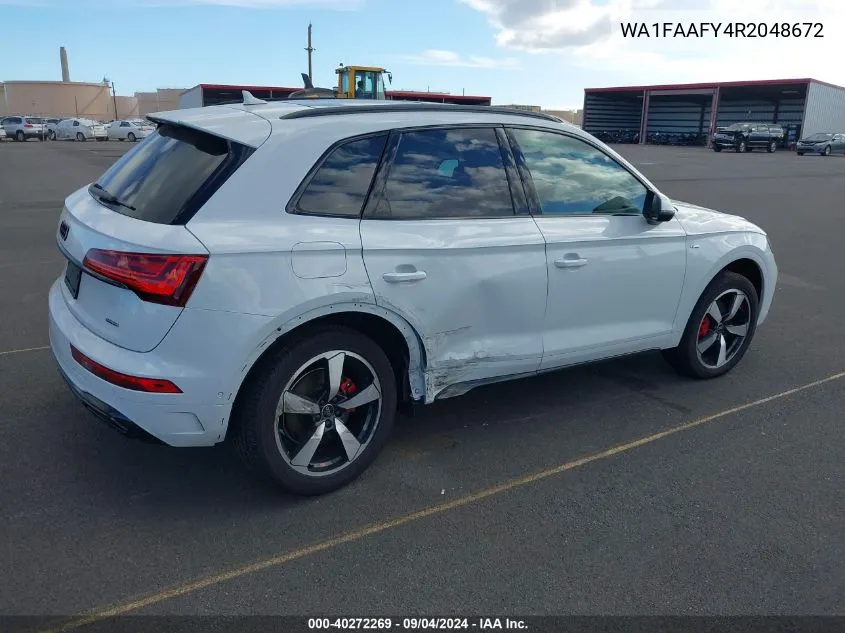 WA1FAAFY4R2048672 2024 Audi Q5 Prestige 45 Tfsi S Line Quattro S Tronic