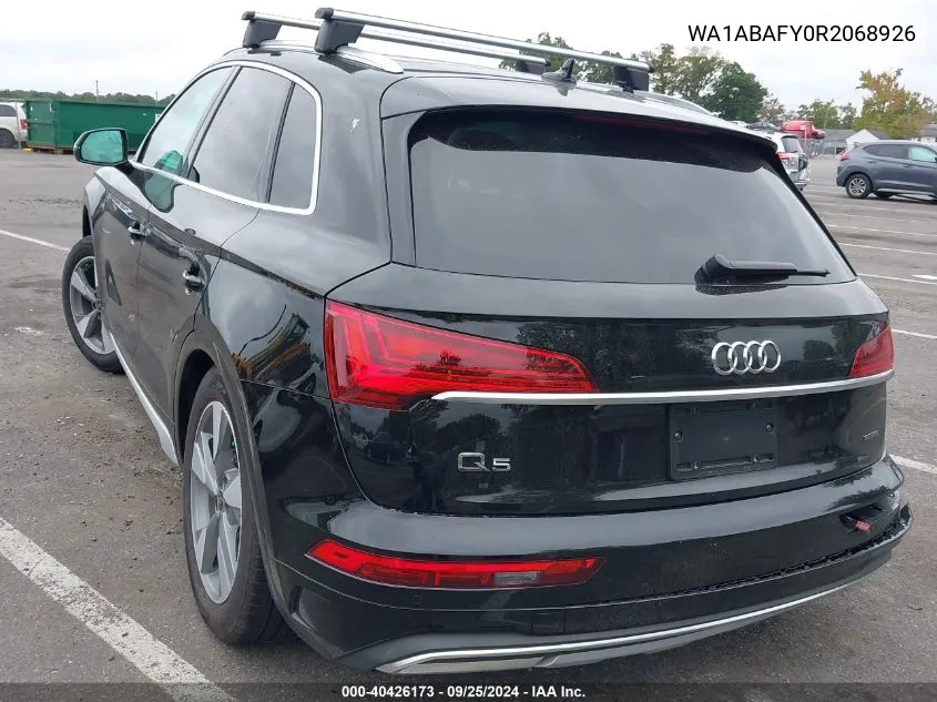 WA1ABAFY0R2068926 2024 Audi Q5 Premium 40 Tfsi Quattro S Tronic