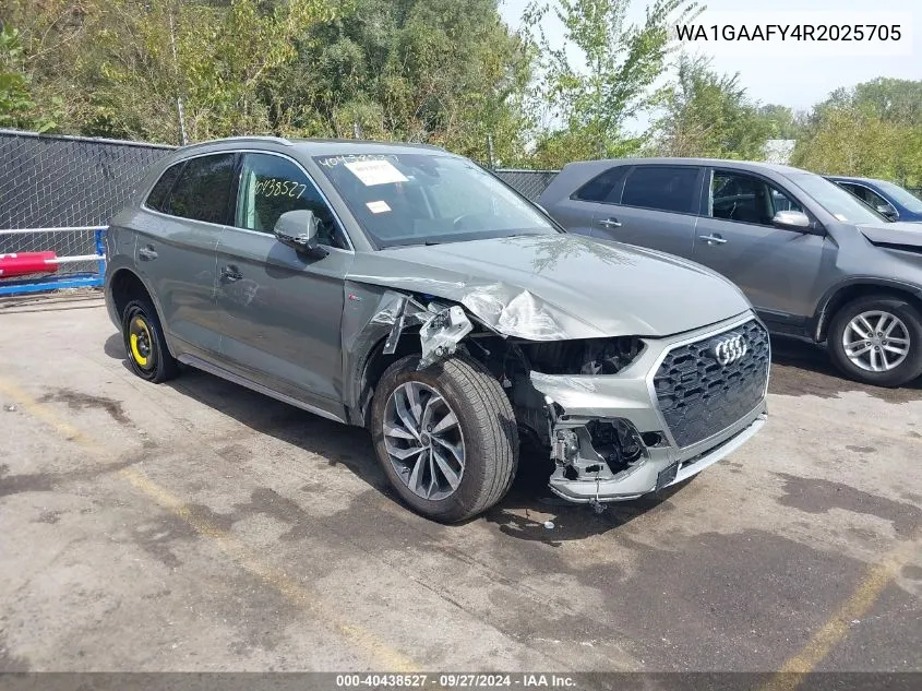 2024 Audi Q5 Premium 45 Tfsi S Line Quattro VIN: WA1GAAFY4R2025705 Lot: 40438527