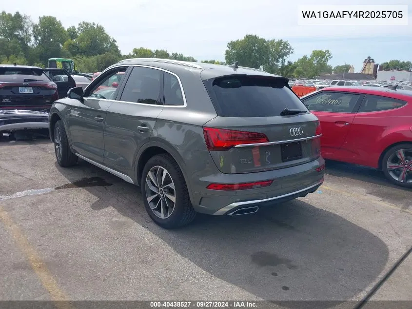 WA1GAAFY4R2025705 2024 Audi Q5 Premium 45 Tfsi S Line Quattro