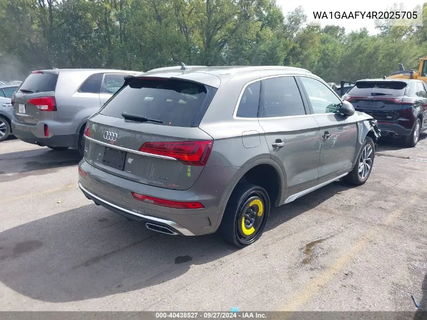 WA1GAAFY4R2025705 2024 Audi Q5 Premium 45 Tfsi S Line Quattro