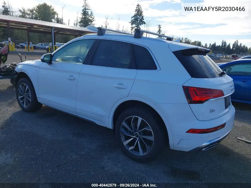 2024 Audi Q5 Premium Plus 45 VIN: WA1EAAFY5R2030466 Lot: 40442579