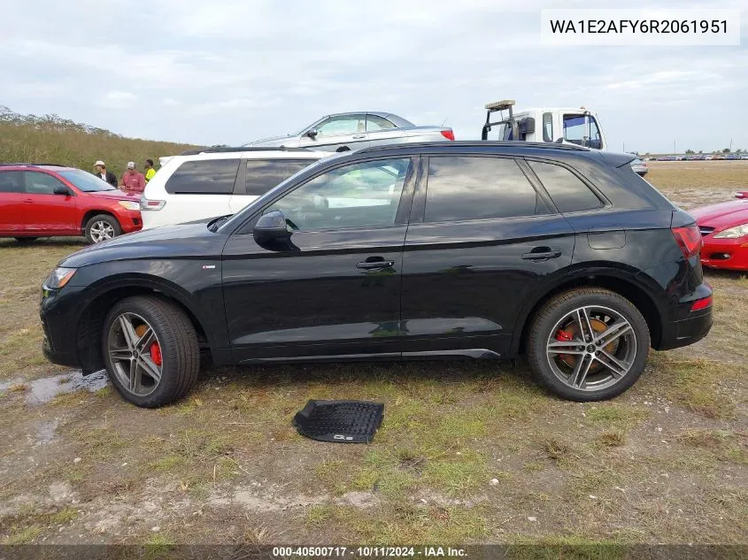 2024 Audi Q5 Premium Plus 55 Tfsi E S Line Quattro S Tronic VIN: WA1E2AFY6R2061951 Lot: 40500717