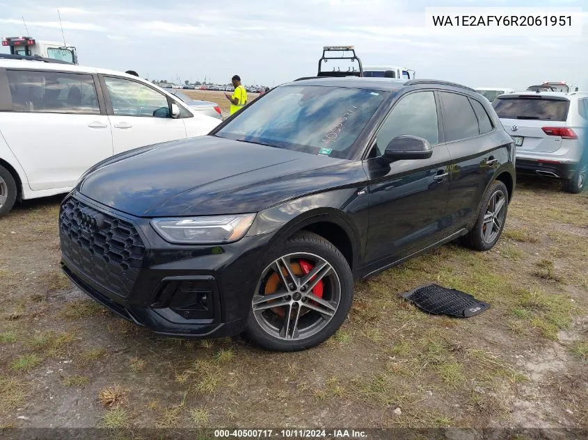 2024 Audi Q5 Premium Plus 55 Tfsi E S Line Quattro S Tronic VIN: WA1E2AFY6R2061951 Lot: 40500717