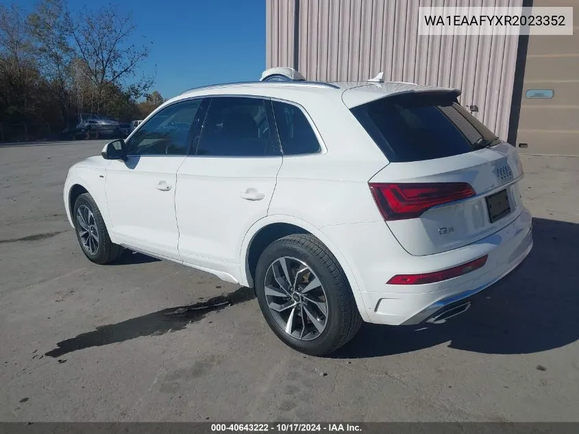 2024 Audi Q5 Premium Plus 45 Tfsi S Line Quattro VIN: WA1EAAFYXR2023352 Lot: 40643222