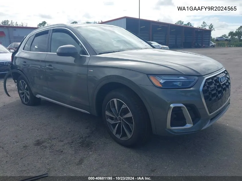 2024 Audi Q5 Premium 45 Tfsi S Line Quattro VIN: WA1GAAFY9R2024565 Lot: 40681195