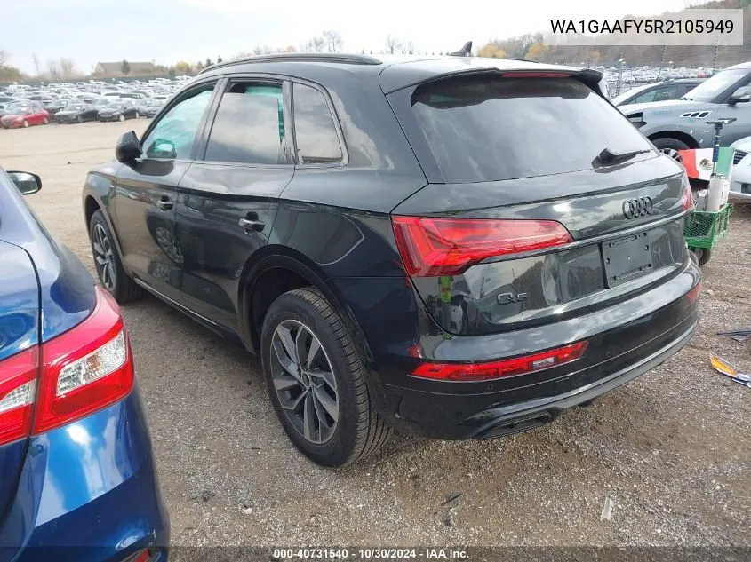 2024 Audi Q5 Premium 45 Tfsi S Line Quattro VIN: WA1GAAFY5R2105949 Lot: 40731540