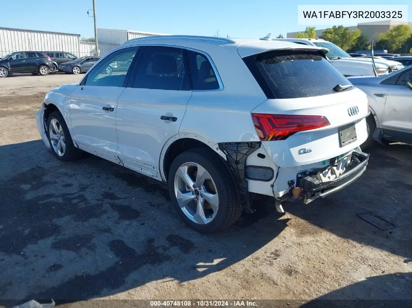 2024 Audi Q5 Prestige 45 Tfsi S Line Quattro S Tronic VIN: WA1FABFY3R2003325 Lot: 40748108