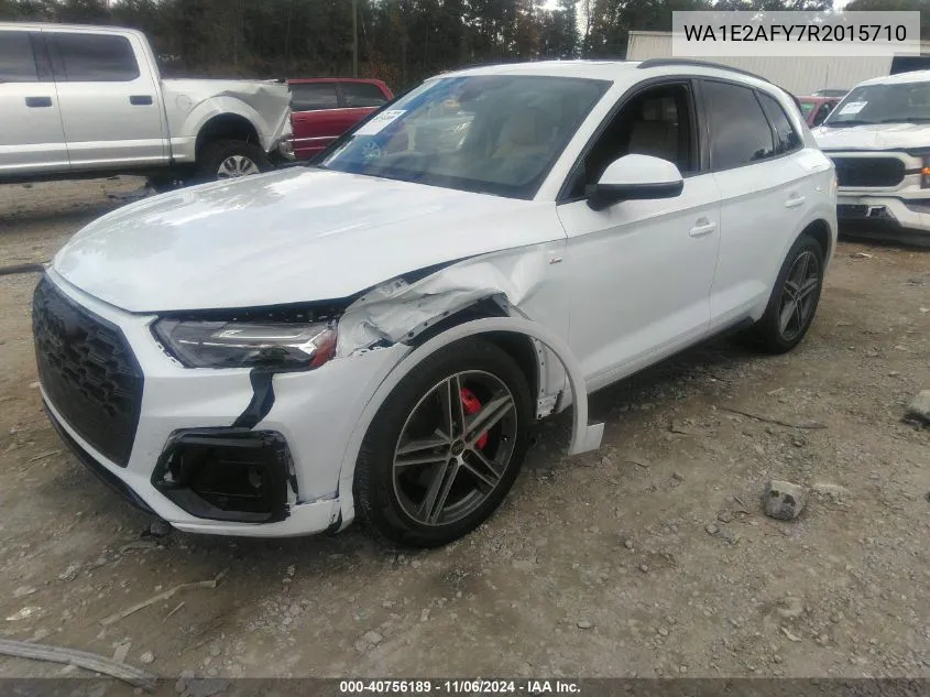 2024 Audi Q5 Premium Plus 55 Tfsi E S Line Quattro S Tronic VIN: WA1E2AFY7R2015710 Lot: 40756189