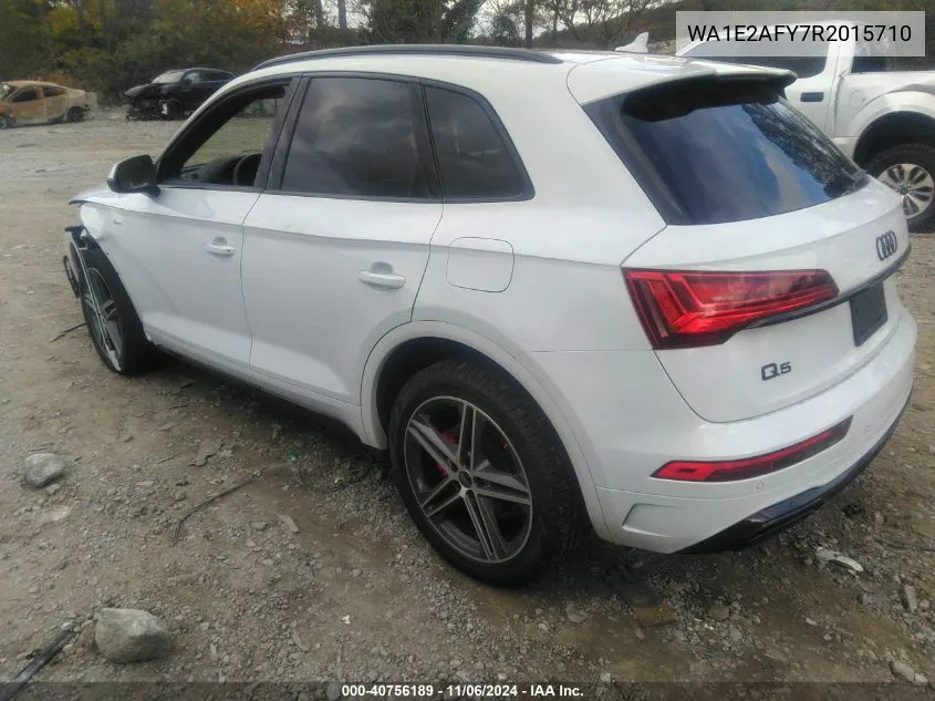 2024 Audi Q5 Premium Plus 55 Tfsi E S Line Quattro S Tronic VIN: WA1E2AFY7R2015710 Lot: 40756189