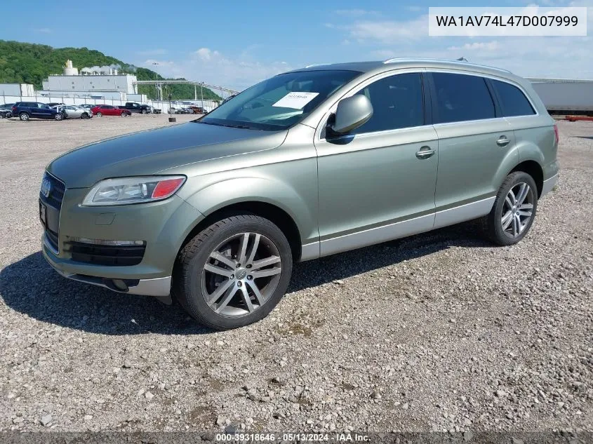 WA1AV74L47D007999 2007 Audi Q7 4.2