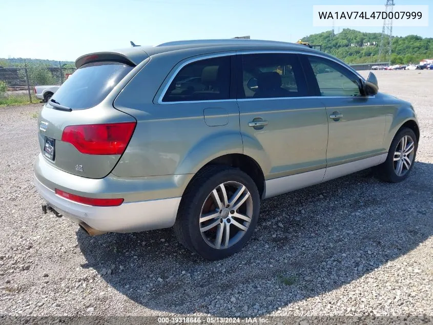 WA1AV74L47D007999 2007 Audi Q7 4.2