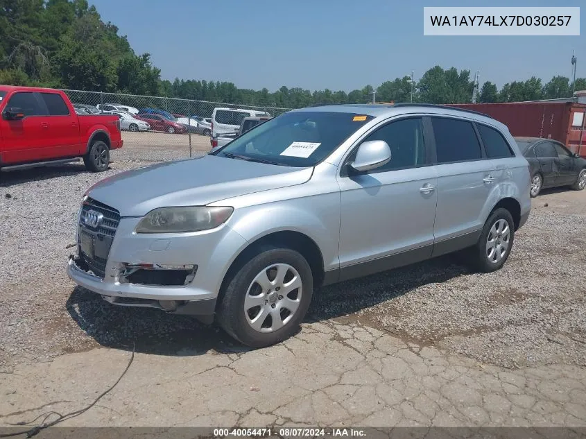 WA1AY74LX7D030257 2007 Audi Q7 3.6