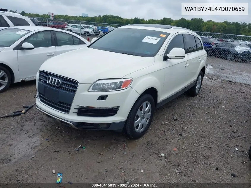 WA1BY74L47D070659 2007 Audi Q7 3.6 Premium