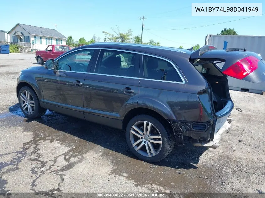 WA1BY74L98D041949 2008 Audi Q7 3.6 Premium