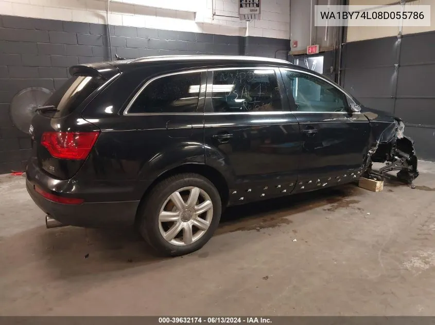 2008 Audi Q7 3.6 Premium VIN: WA1BY74L08D055786 Lot: 39632174