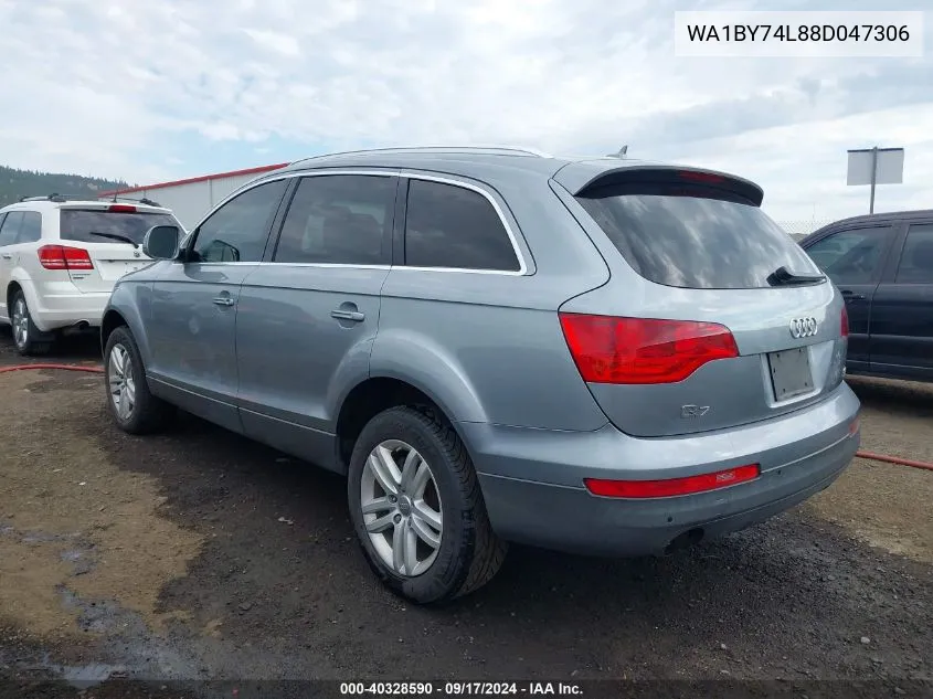 2008 Audi Q7 3.6 Premium VIN: WA1BY74L88D047306 Lot: 40328590