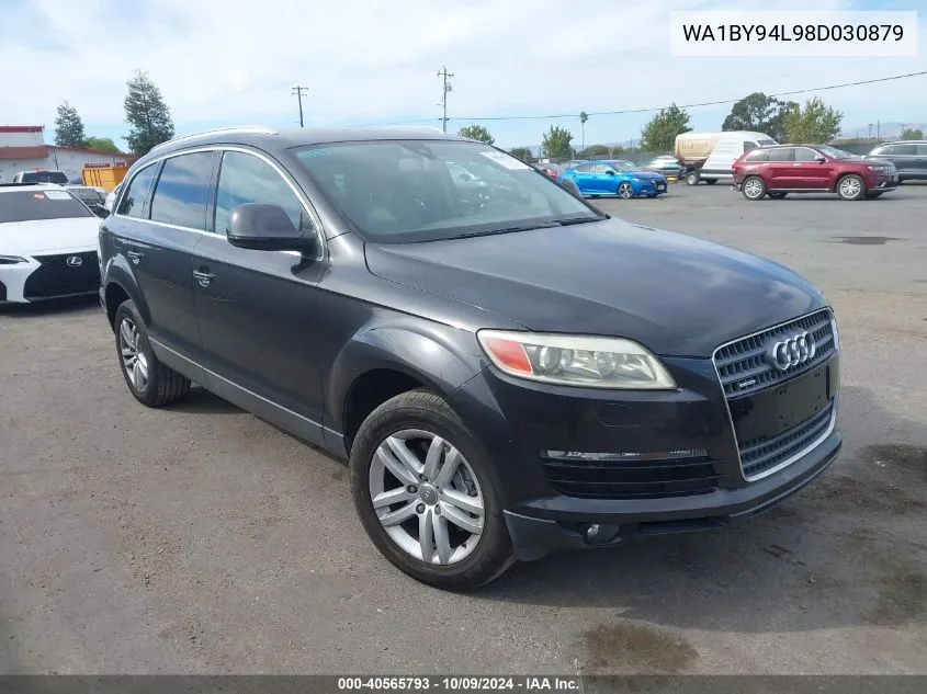 2008 Audi Q7 3.6 Premium VIN: WA1BY94L98D030879 Lot: 40565793