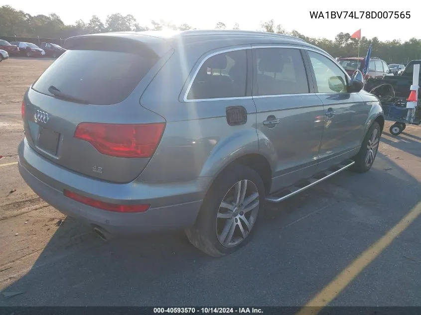 WA1BV74L78D007565 2008 Audi Q7 4.2 Premium