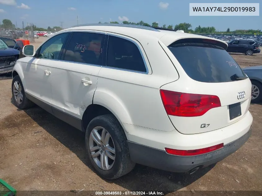 WA1AY74L29D019983 2009 Audi Q7 3.6 5 Passenger/3.6 Premium