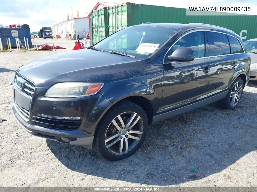 WA1AV74L89D009435 2009 Audi Q7 4.2 Prestige