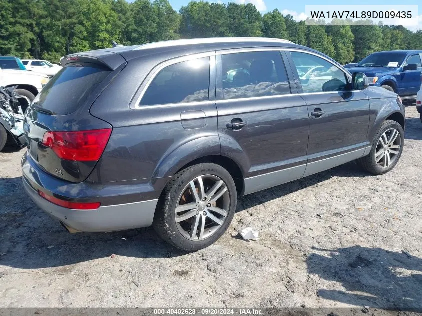 WA1AV74L89D009435 2009 Audi Q7 4.2 Prestige