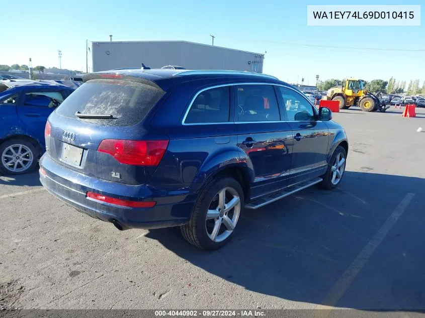 WA1EY74L69D010415 2009 Audi Q7 3.6 Premium