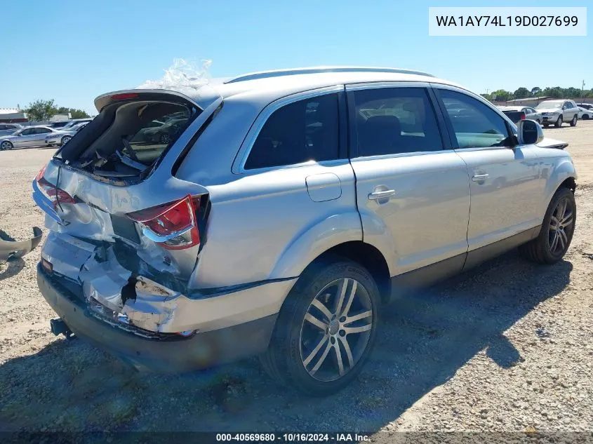 WA1AY74L19D027699 2009 Audi Q7 3.6 Premium