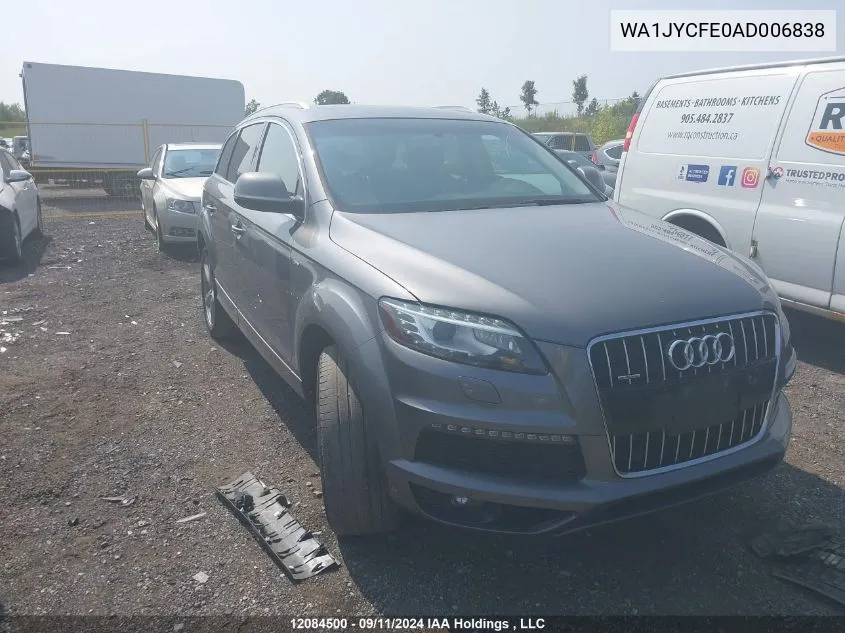 WA1JYCFE0AD006838 2010 Audi Q7