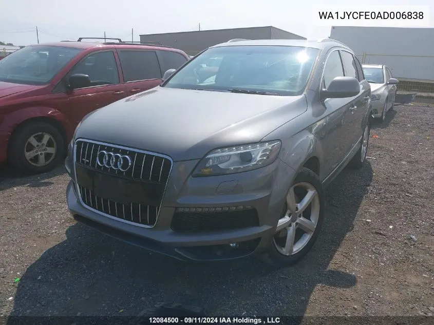 WA1JYCFE0AD006838 2010 Audi Q7