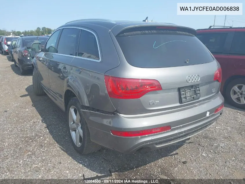 WA1JYCFE0AD006838 2010 Audi Q7