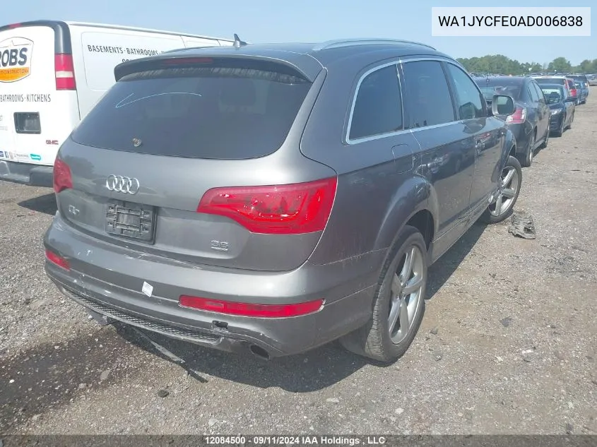 WA1JYCFE0AD006838 2010 Audi Q7