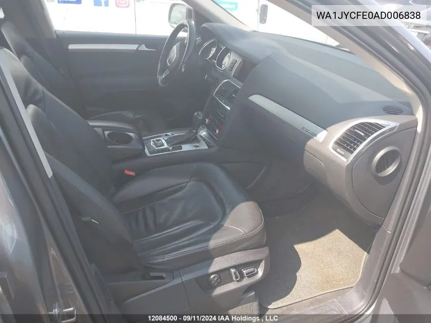 WA1JYCFE0AD006838 2010 Audi Q7