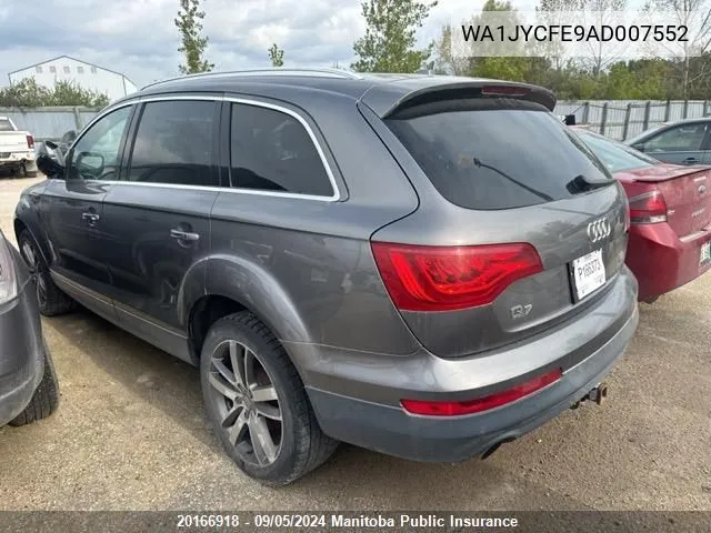 WA1JYCFE9AD007552 2010 Audi Q7 V6