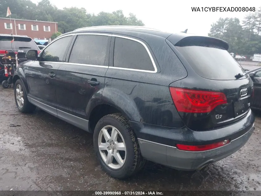 WA1CYBFEXAD008048 2010 Audi Q7 3.6 Premium