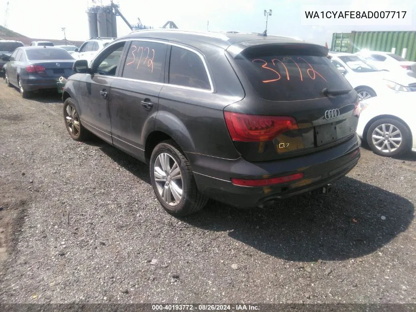 WA1CYAFE8AD007717 2010 Audi Q7 3.6 Premium