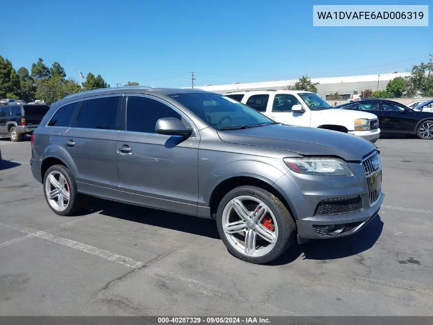 2010 Audi Q7 4.2 Prestige VIN: WA1DVAFE6AD006319 Lot: 40287329