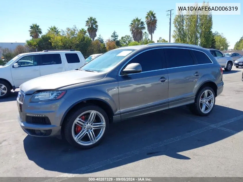 2010 Audi Q7 4.2 Prestige VIN: WA1DVAFE6AD006319 Lot: 40287329