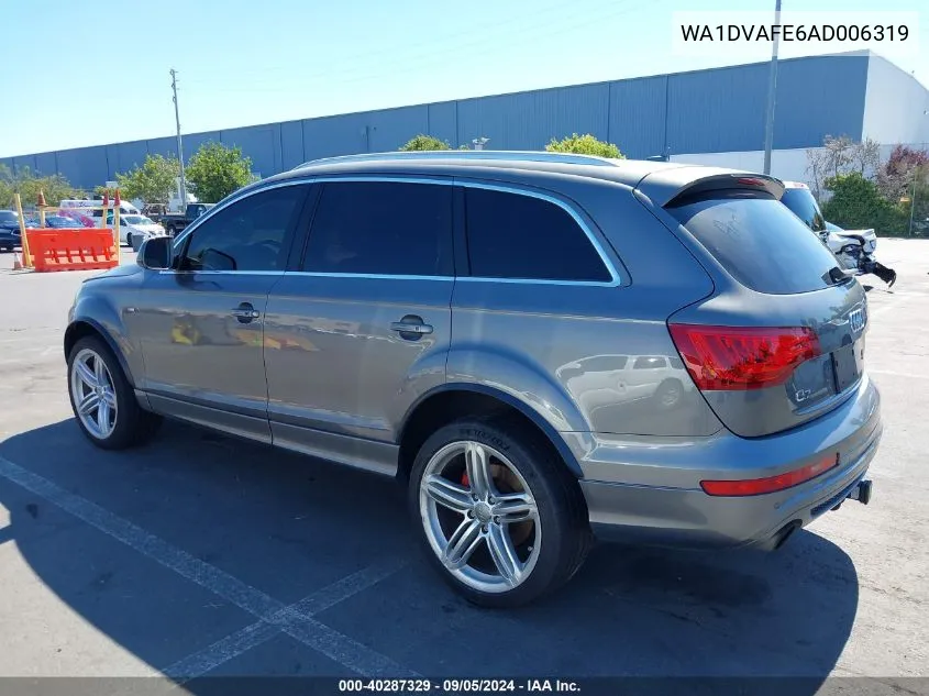 WA1DVAFE6AD006319 2010 Audi Q7 4.2 Prestige