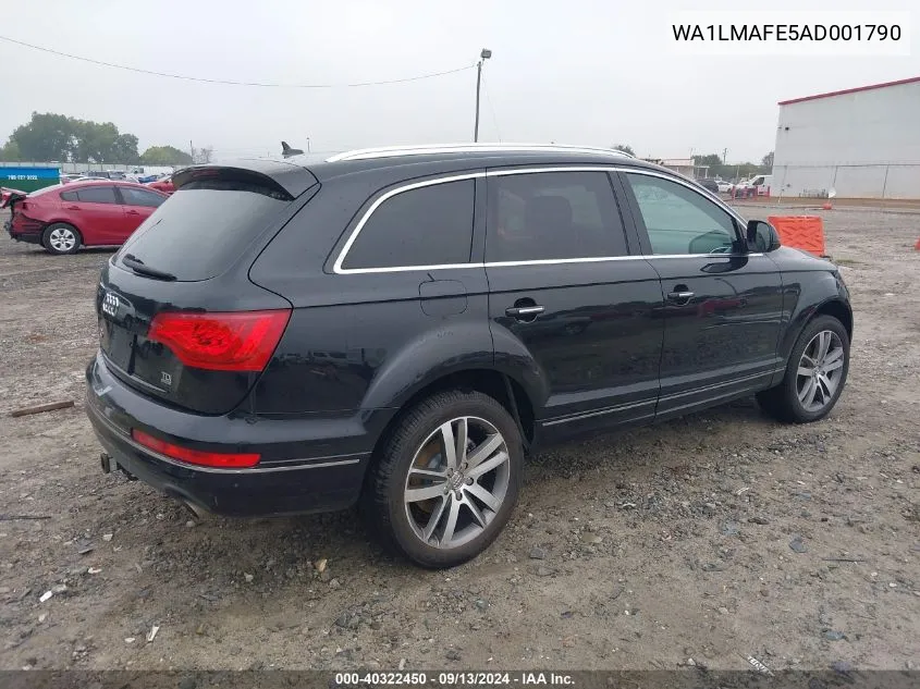 2010 Audi Q7 3.0 Tdi Premium VIN: WA1LMAFE5AD001790 Lot: 40322450