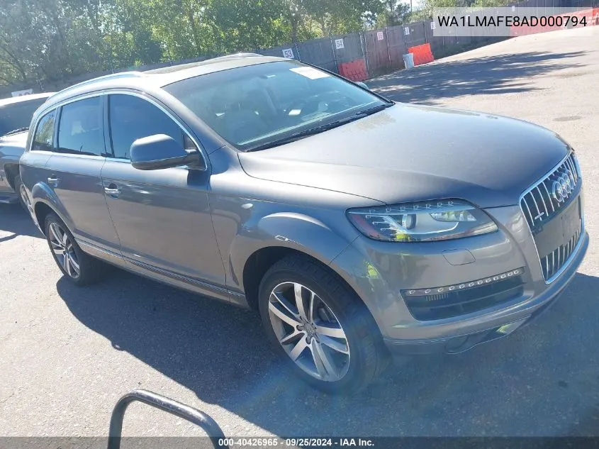 WA1LMAFE8AD000794 2010 Audi Q7 3.0 Tdi Premium