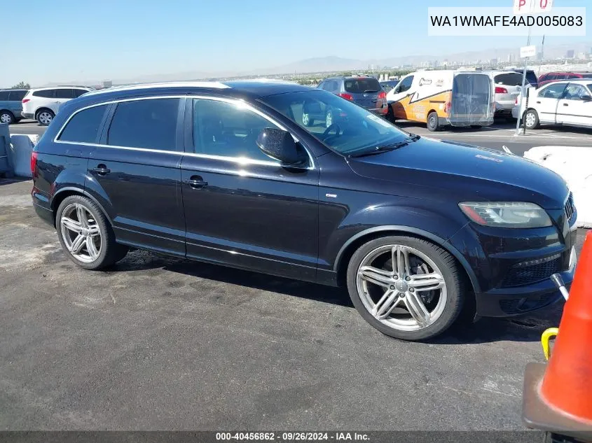 WA1WMAFE4AD005083 2010 Audi Q7 3.0 Tdi Premium