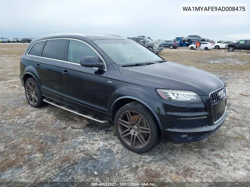 2010 Audi Q7 3.6 Premium VIN: WA1MYAFE9AD008475 Lot: 40522821