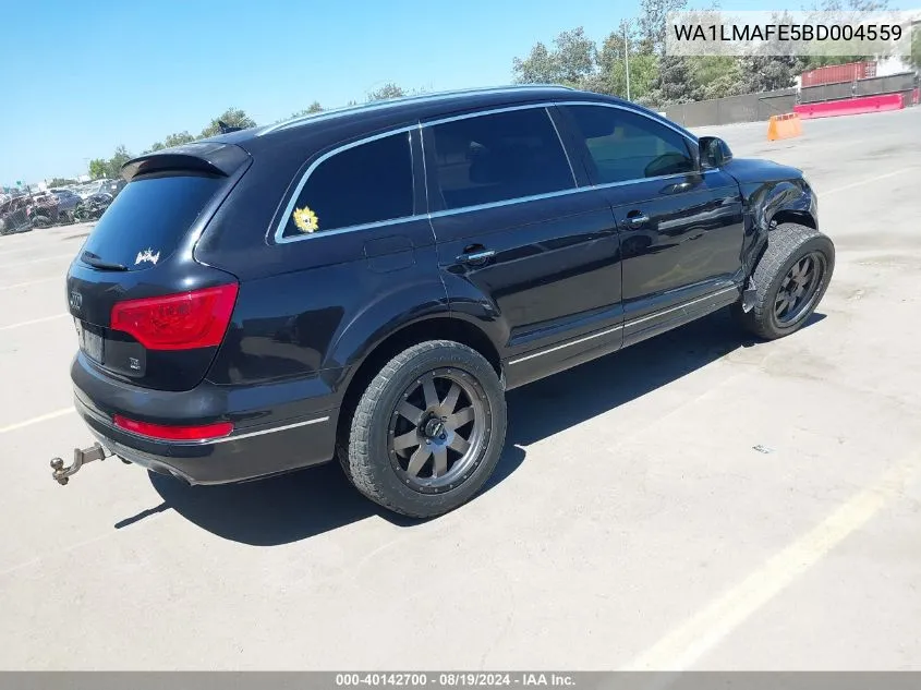 WA1LMAFE5BD004559 2011 Audi Q7 3.0 Tdi Premium