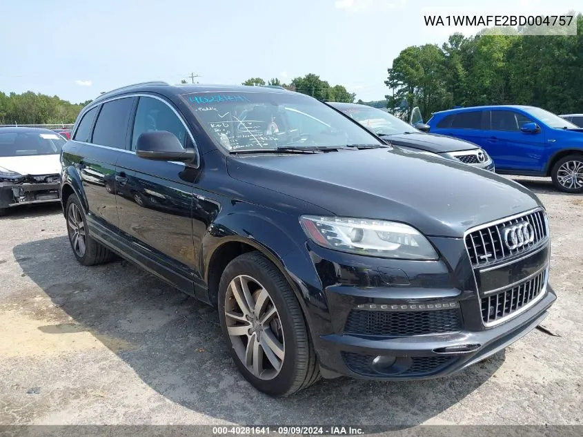 2011 Audi Q7 3.0 Tdi Premium VIN: WA1WMAFE2BD004757 Lot: 40281641